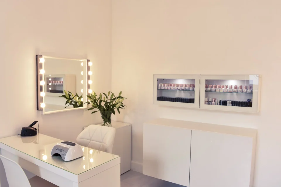 Interior of Moya Nails & Beauty studio